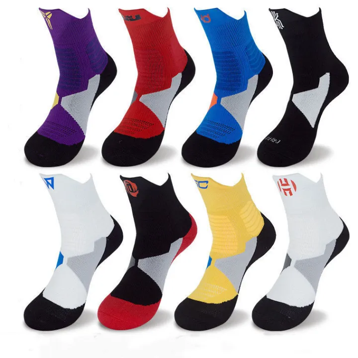 NBA allstar Hyper Elite Socks Towel Bottom Basketball Socks Mid Cut Sports Socks Lazada PH