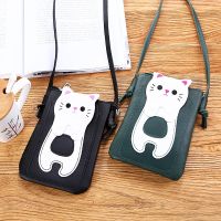Bags for Women New Lovely Cat Cartoon Shoulder Bag Fashion Handbag Cellphone Bags Coin Purse Students Leather Crossbody Bag