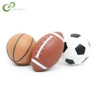 Kid Toy Soft Rubber Small Rugby Soccer Basketball Children Sport Ball Toy for Children WYQ