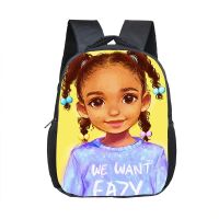 【Hot Sale】2023 New Manufacturers directly supply African black girls kindergarten schoolbag childrens burden-reducing polyester backpack large-capacity student