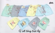 Quần đùi mông thú cotton thun lạnh mềm mịn cho bé