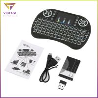 [Instock] 2.4Ghz Mini Wireless Remote Keyboard With Touchpad Mouse Colourful Backlight [E/2]