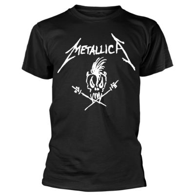 เสื้อยืด ลาย MetallicaScary Guy (สีดํา) อเนกประสงค์ DIY 2023S-5XL  CILQ