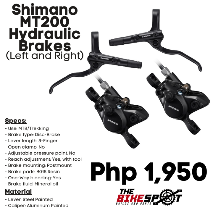 shimano mt200 hydraulic brakes review