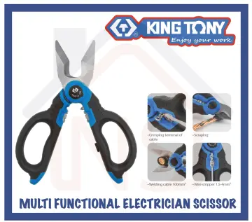 5 in 1 Multi-functional Electrician Scissors-KING TONY-6AB14-65