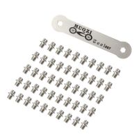 50pcs Bike Pedal Replacement Screws Pins Bolts Bike Hex M4 Pedal Pin Screws Set Aluminum Alloy MTB Cycling Pedal Anti slip Nail