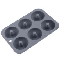 【hot】 Cookie Mold Non-stick Silicone 6 Holes Donut Bake ！