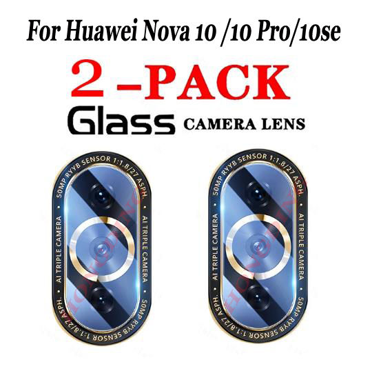 2ชิ้นกระจกนิรภัยสำหรับหัวเว่ย-nova-10-10-pro-ฟิล์ม10se-ป้องกันหน้าจอกล้องเลนส์ฟิล์มสำหรับหัวเว่ย-nova-10-pro-แก้ว