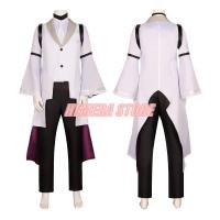 Sigma Cosplay Anime Bungou Stray Dogs 4Th Costume Sigma Trench Uniform Suit Halloween Christmas Party Outfit For Men Women