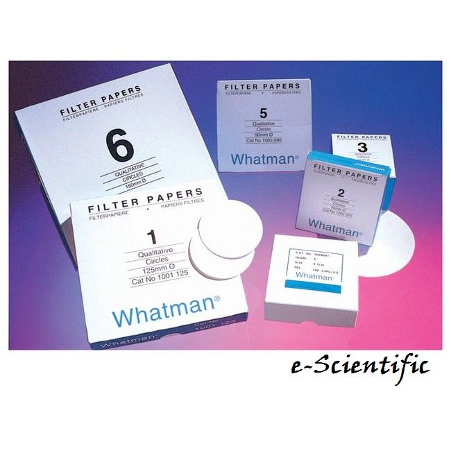 WHATMAN Filter Paper (No. 1/2/3/4/5/6), 100pcs/box Lazada