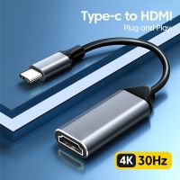 【YF】 USB Type C Video Cable Converter  4K to HDMI-compatible Adapter Phone Screen for PC MacBook Laptop