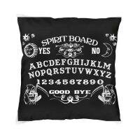 Ouija Spirit Board ของตกแต่งโซฟาบ้านปลอกหมอนแม่มดลึกลับคาถา Evi Eye หมอนอิงทรงสี่เหลี่ยมจัตุรัส40x40cm เคส