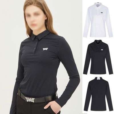 Master Bunny PEARLY GATES  TaylorMade1 XXIO PING1 Le Coq♤☃♞  New white golf clothing womens long-sleeved slim slim jacket sports quick-drying golf ball jacket