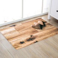 40*60/45*75CM Beautiful Wood Grain Pattern Door Mat Kitchen Non-slip Floor Mats Bathroom Area Rug Bedroom Carpet （7 Styles）