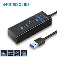 [HOT HAIXWLXKWW 589] 4พอร์ต USB 2.0 3.0 HUB Splitter อะแดปเตอร์ความเร็วสูง Expander สำหรับแล็ปท็อปเดสก์ท็อป