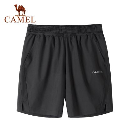 Camel กางเกงขาสั้น แห้งเร็ว น้ําหนักเบา ระบายอากาศ ผ่าข้าง สําหรับผู้ชาย