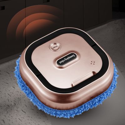 Mopping Robot Cleaner Automatic Sweeping Machine Dry And Wet Mop 2 In 1 Washing Cloth Tank 360 Rotating 2400mAh For Floor