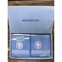 DFE ผ้าเช็ดมือ Wedgwood สีฟ้า สำหรับเช็ดผมของใหม่แกะกล่องค่ะ ผ้าขนหนู  ผ้าเอนกประสงค์