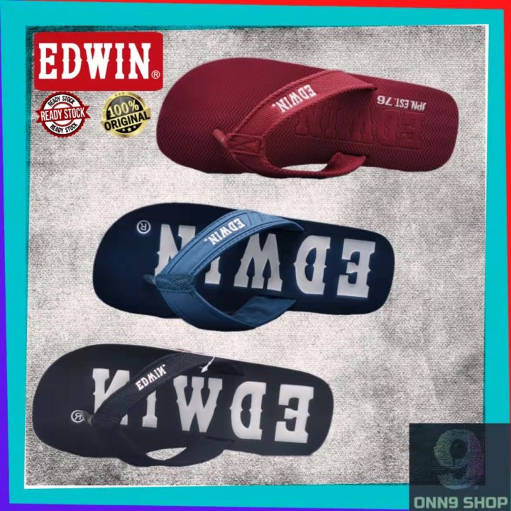 EDWIN ORIGINAL Signature Slipper/Sandal/Selipar Lelaki E10532/E10481 ...