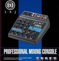 มิกเซอร์ 4-channel Mixer สเตอริโอมิกเซอร์ 4ช่อง ผสมสัญญาณเสียง มีBluetooth MP3 USB รุ่น LX-400BT ฟรี สายสัญญาณเสียง มีเก็บเงินปลายทาง