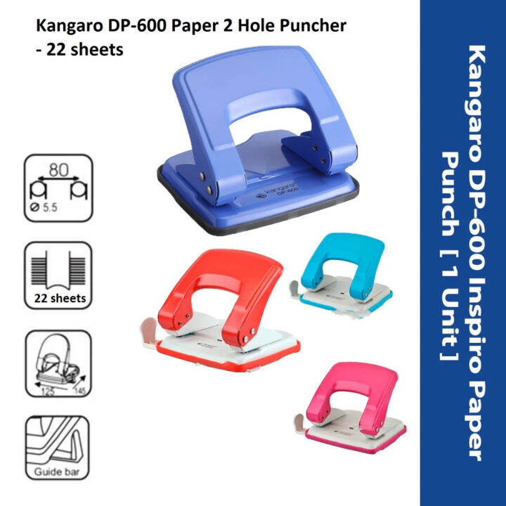 Kangaro DP600 Paper Puncher Inspiro DP 600 *no measurement ruler