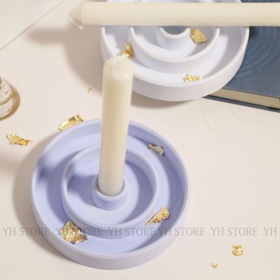 【CW】 Concrete Candle Holder Tray Mold Plaster lipstick storage Box Mold Silicone Resin Making Molds jewelry display tray Mold