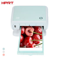 HPRT CP4000L Portable Full Color Photo Printer Mini Househeld Thermal Sublimation Printer 4x6 Inch 300dpi AR Printing WiFi Connection Automatic Lamination Compatible with Windows Android iOS