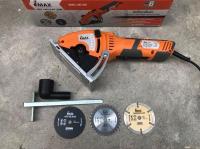 IMAX Mini Circular Saw 600W เลื่อยวงเดือนจิ๋ว เลื่อยไฟฟ้า ตัดไม้ เหล็ก ปูน กระเบื้อง มีระบบดูดฝุ่นในตัว พร้อมใบเลื่อยมากับกล่อง 3 ชิ้น: ตัดไม้, ตัดเหล็ก, ตัดปูน อย่างละ 1 ใบ