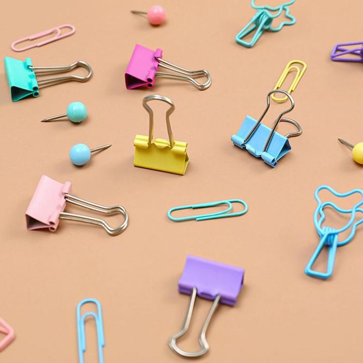 paper-clips-set-paper-clips-and-binder-clips-push-pins-set-non-skid-map-tacks-thumbtacks-clips-kits-with-container-for-home-accepted