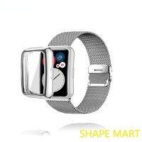 สำหรับ Watch Fit Band Fit 2พร้อมเคสสร้อยข้อมือโลหะ Fit ฟิล์มใหม่ปกป้องหน้าจอสำหรับ Smart Watchband Accessories