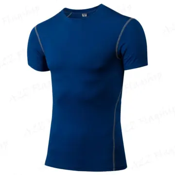 Gym Jogging Sports Shirts O-Neck Breathable Quick-Dry Workout Jersey Slim  Fit Compression Men Running T-Shirts - China Cotton and Comfort price