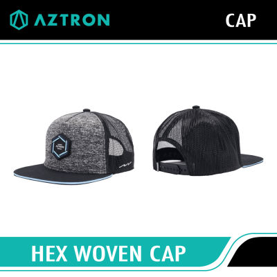 Aztron Hex Woven Cap หมวกกันแดด หมวกแก็ป วัสดุCotton &amp; PVC วัสดุอย่างดีนุ่ม ทนทาน ไม่อับชื้น