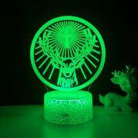 【CW】 Led Night Jagermeister Lamp 16 Colors Sensor Nightlight for Bar Table