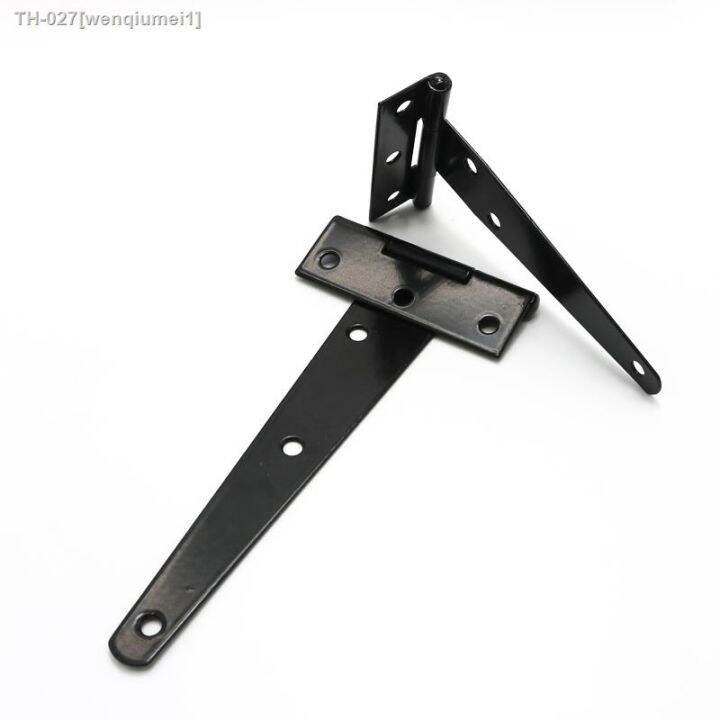 1-pcs-black-paint-t-shape-triangle-hinge-cabinet-shed-wooden-door-gate-hinges-hardware