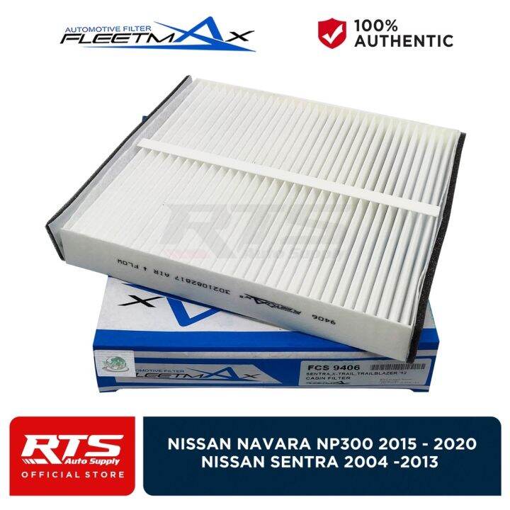Cabin Filter for Nissan Navara NP300 Sentra Fleetmax FCS9406 Lazada PH