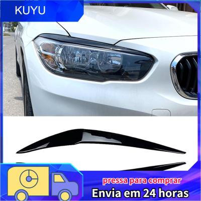 KUYU ปกสำหรับ BMW เปลือกตาสีดำเงาเพรียวบางและทนทาน F20 LCI 2015 2019 (2ชิ้น)