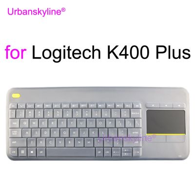 K400 Plus Keyboard Cover for Logitech K400 Plus for Logi K400+ Wireless Protective Protector Skin Case Silicone TPU Funda Keyboard Accessories
