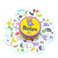 【LZ】 Dobble Board Game Spot It Cartoon Animals Pokemon Pikachu Bear Jr Hip Board Game Gifts Holidays Camping New Toys with Metal Box