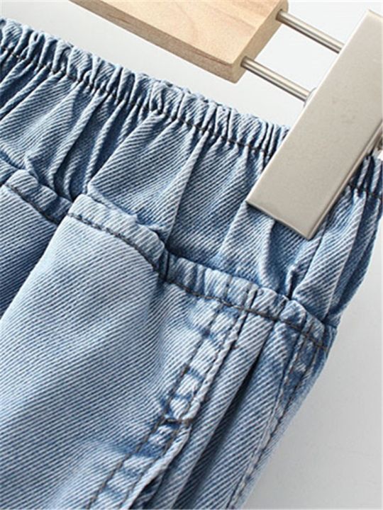 cc-size-womens-jeans-elastic-waist-stretch-denim-thin-busty-wear