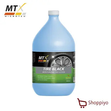 Microtex MTX Tire Black tire shine lotion Detailing Solutions 1 Gallon