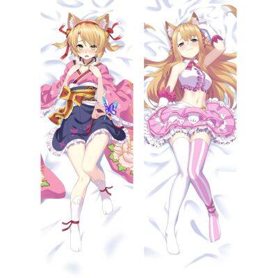 ปลอกหมอนอิง พิมพ์ลายอนิเมะ Hololive Vtuber Dakimakura 2 ด้าน ขนาด 60x180 ซม. สําหรับผู้หญิง