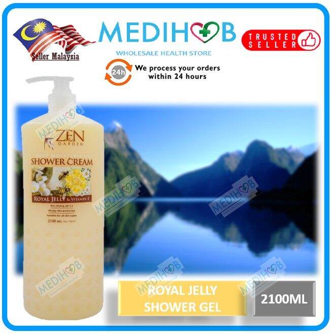ZEN GARDEN SHOWER CREAM 2100ML ROYAL JELLY Lazada