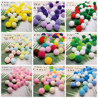 7-9g Mini fluffy Soft pompoms 1015202530มม. poms Ball handmade ของเล่นเด็ก Christ .mas Decor DIY CRAFT Supplies อุปกรณ์เสริม