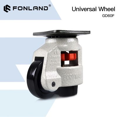 FONLAND Universal Wheel GD60 for CO2 Laser Cutting &amp; Engraving Machine High Quality Thick Aluminum Shell Rubber Seat Roller