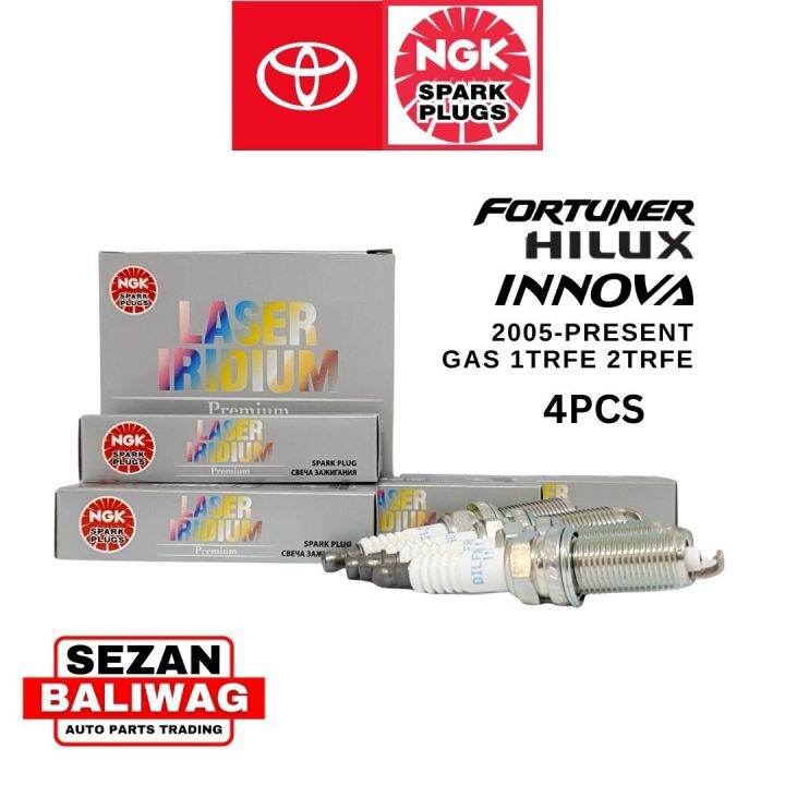 ORIGINAL NGK LASER IRIDIUM SPARK PLUG SET OF 4 TOYOTA FORTUNER INNOVA HILUX 20052022 GASOLINE