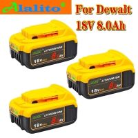 3pcs 18V 8.0Ah MAX XR Battery power tool Replacement for DeWalt DCB184 DCB181 DCB182 DCB200 20V 8A 18Volt 18 v Battery