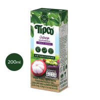 TIPCO น้ำมังคุดผสมน้ำผลไม้รวม 100% Mangosteen Mixed Fruit ขนาด 200 มล.
