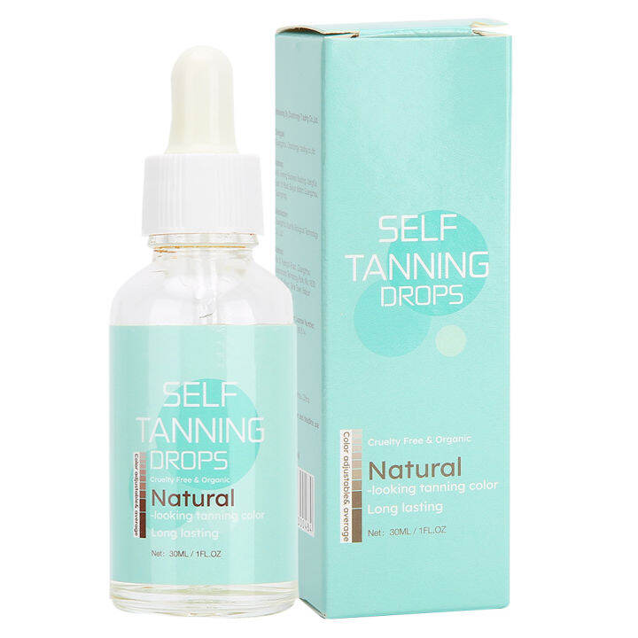 LANTHOME Self Tanning Concentrated Drops Body Face Self Tanner Sunless