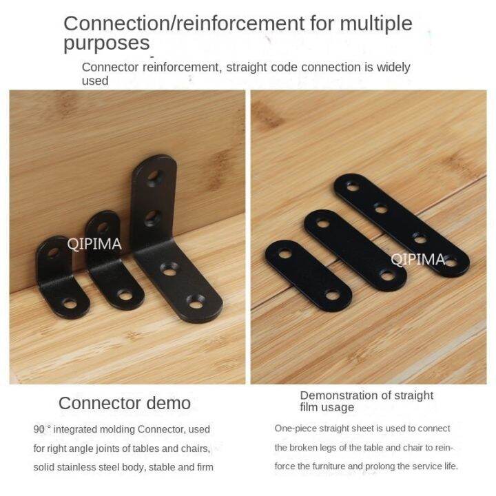 1pcs-right-angle-corners-brace-furniture-hardware-stainless-steel-supporting-black-l-shaped-brackets-with-screws-fixing