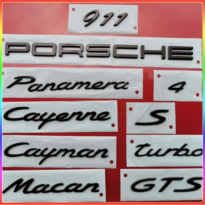 Porsche S GTS parameira turbo OEM Emblem Logo sticker Lazada PH